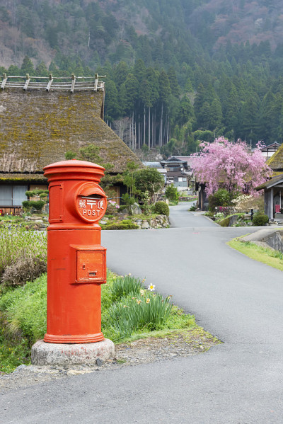 日本京都的乡村景观