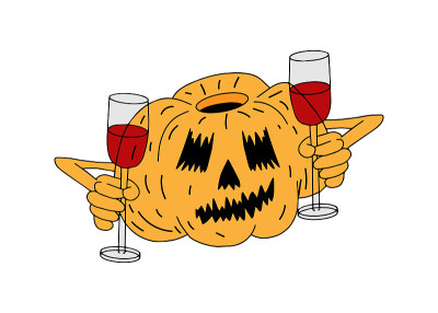 Halloween. Pumpkin “Jack Lantern“.