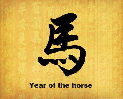 中国书法“马”字