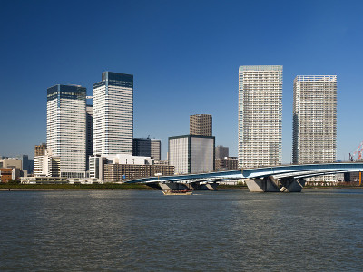 沿海地区的高层公寓