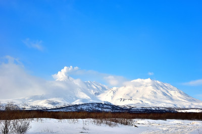 火山在俄罗斯