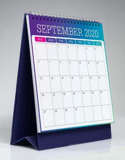 简单的台历2020 - 9月
