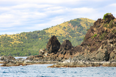 赞巴莱斯海滩美丽的风景