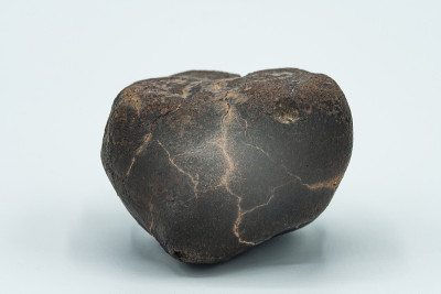 Chondrite Meteorite isolated, a piece of rock form