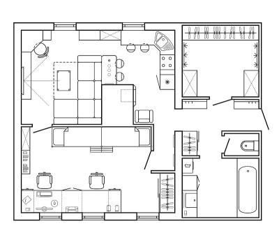 房屋的建筑平面图
