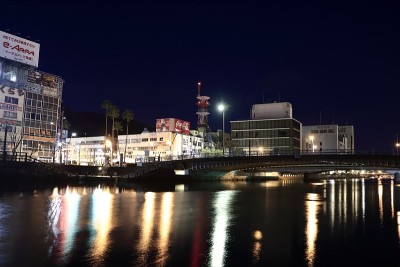 德岛市的夜晚