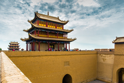 中国古代长城的西关，嘉峪关，甘肃省，中国