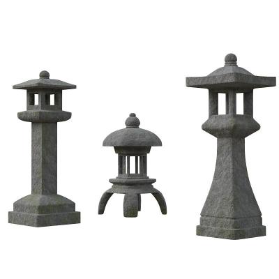 日本花园牛头灯