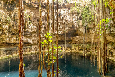 圣洛伦佐·奥克斯曼爵士。Valladolid Cenotes。尤卡坦半岛。墨西哥