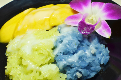 芒果糯米饭是泰国食品