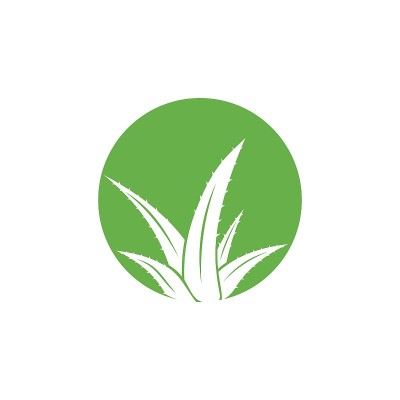 芦荟图标，矢量插图