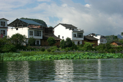 桂林的大自然在夏季，中国