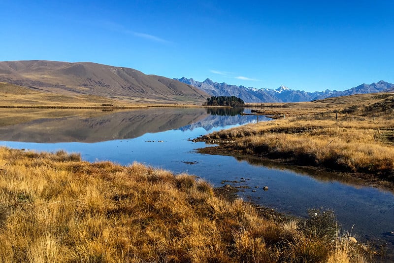 壮丽的风景在极端地形的湖区的高国家