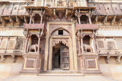 Jehangir Mahal (Orchha Fort)在Orchha，印度