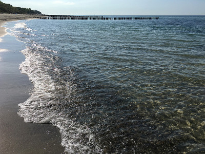 batatic海海岸线:Kuehlungsborn海滩(德国)
