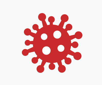 冠状病毒冠状病毒模型红色符号形状