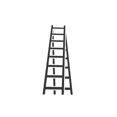 楼梯图标矢量插图标志模板