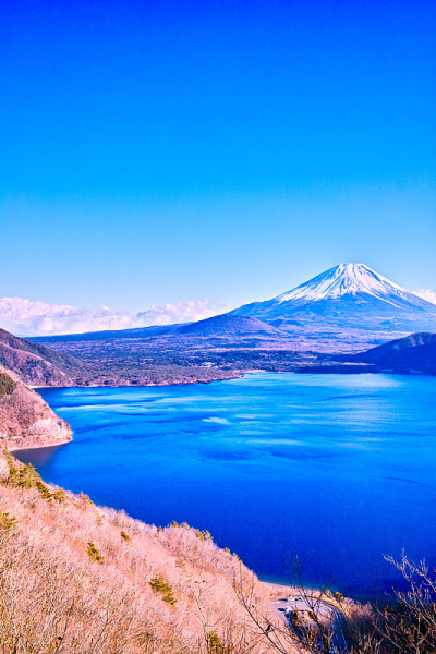 元津湖的富士山