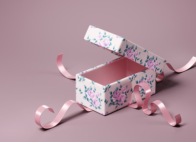礼品盒3d插图