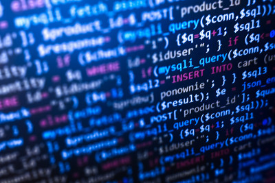 PHP web编程源代码。抽象的代码的背景。软件开发WWW。软件背景。监控网站代码