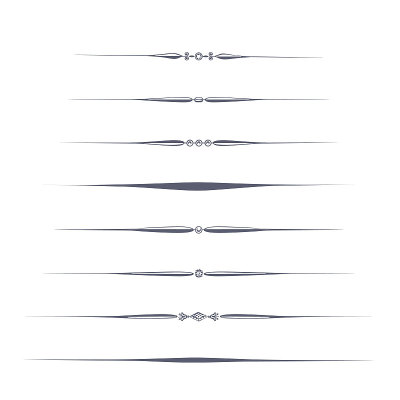文本Dividers-Vector设置