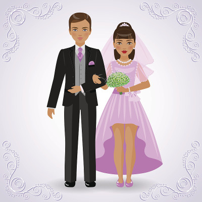 刚结婚的