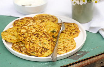 西葫芦馅饼，蔬菜煎饼