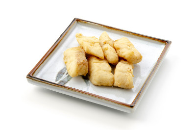 日本料理，油炸堪察加半岛比目鱼