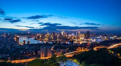 重庆城市天际线和建筑景观