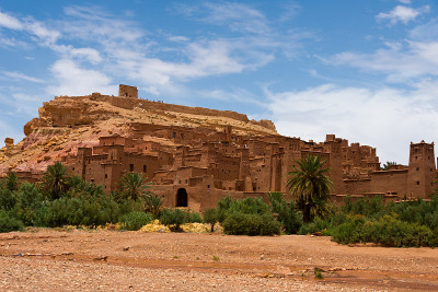 Aït Benhaddou的粘土建筑