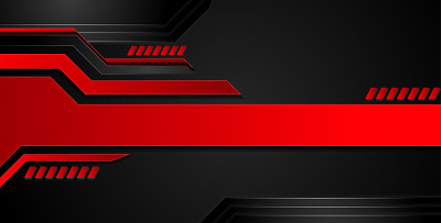 abstract metallic red black frame layout modern te