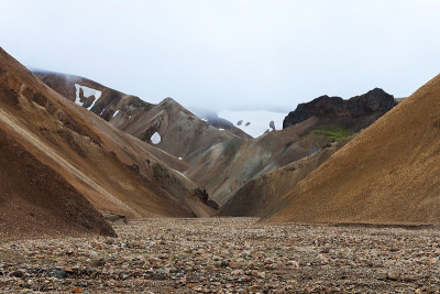 Landmannalaugar国家公园，冰岛。