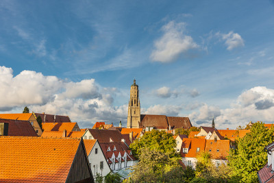 巴伐利亚老城区Nördlingen