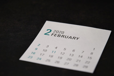 2020年2月日历