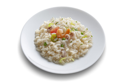 配虾仁沙拉米饭