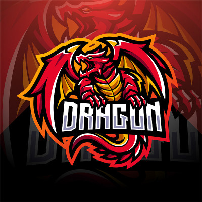 Dragon esport mascot