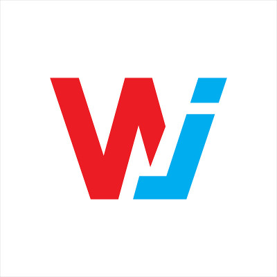 首字母WJ标志向量