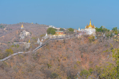 从实皆山鸟瞰图