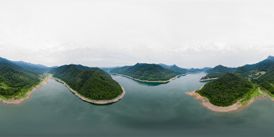 360空中全景湖“n