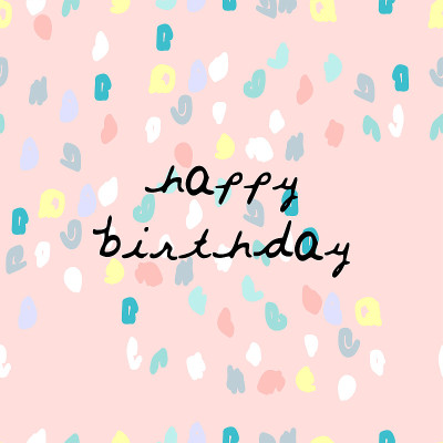 Childish cute seamless pattern with doodle confett