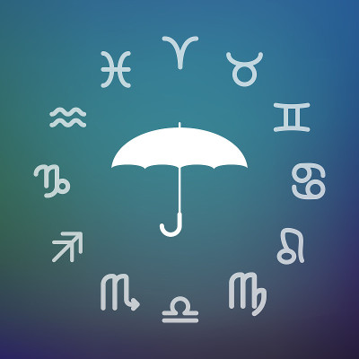 星座圈带伞