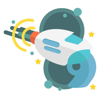 Weapons flat illustration