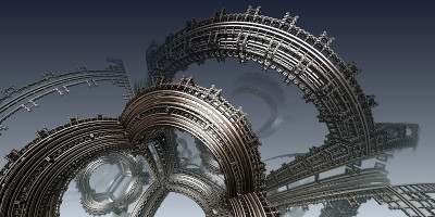 抽象的背景，奇妙的3D