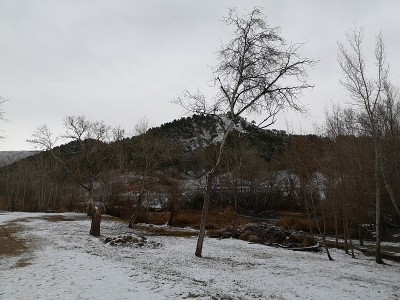 赫那勒斯河上有雪