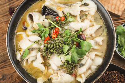 中餐:美味的腌鱼