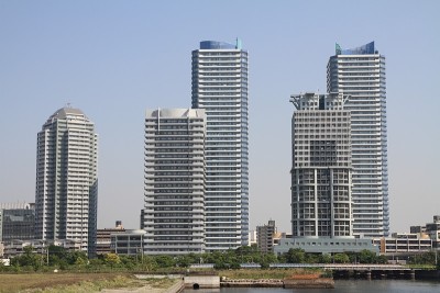 横滨Minatomirai 21的高层公寓