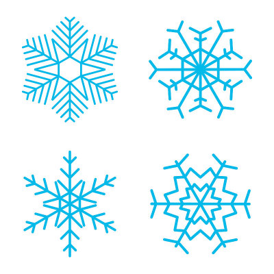 平面设计雪花