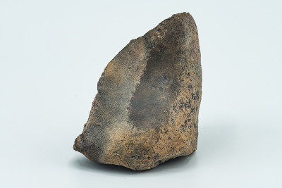 Chondrite Meteorite isolated, a piece of rock form