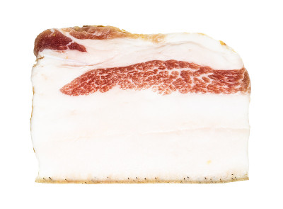 咸肉切片与肉层隔离