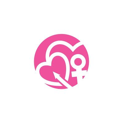 性别插图模板矢量图标